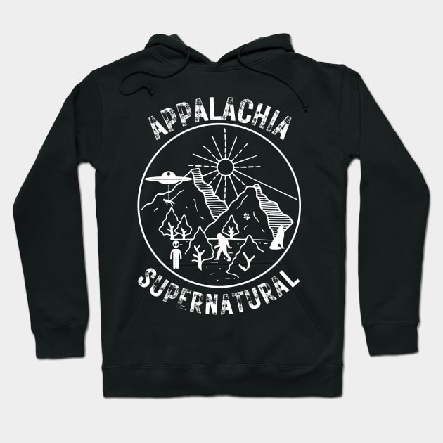 Supernatural Appalachia - UFOs, Sasquatch, and skinwalkers Hoodie by Rezolutioner